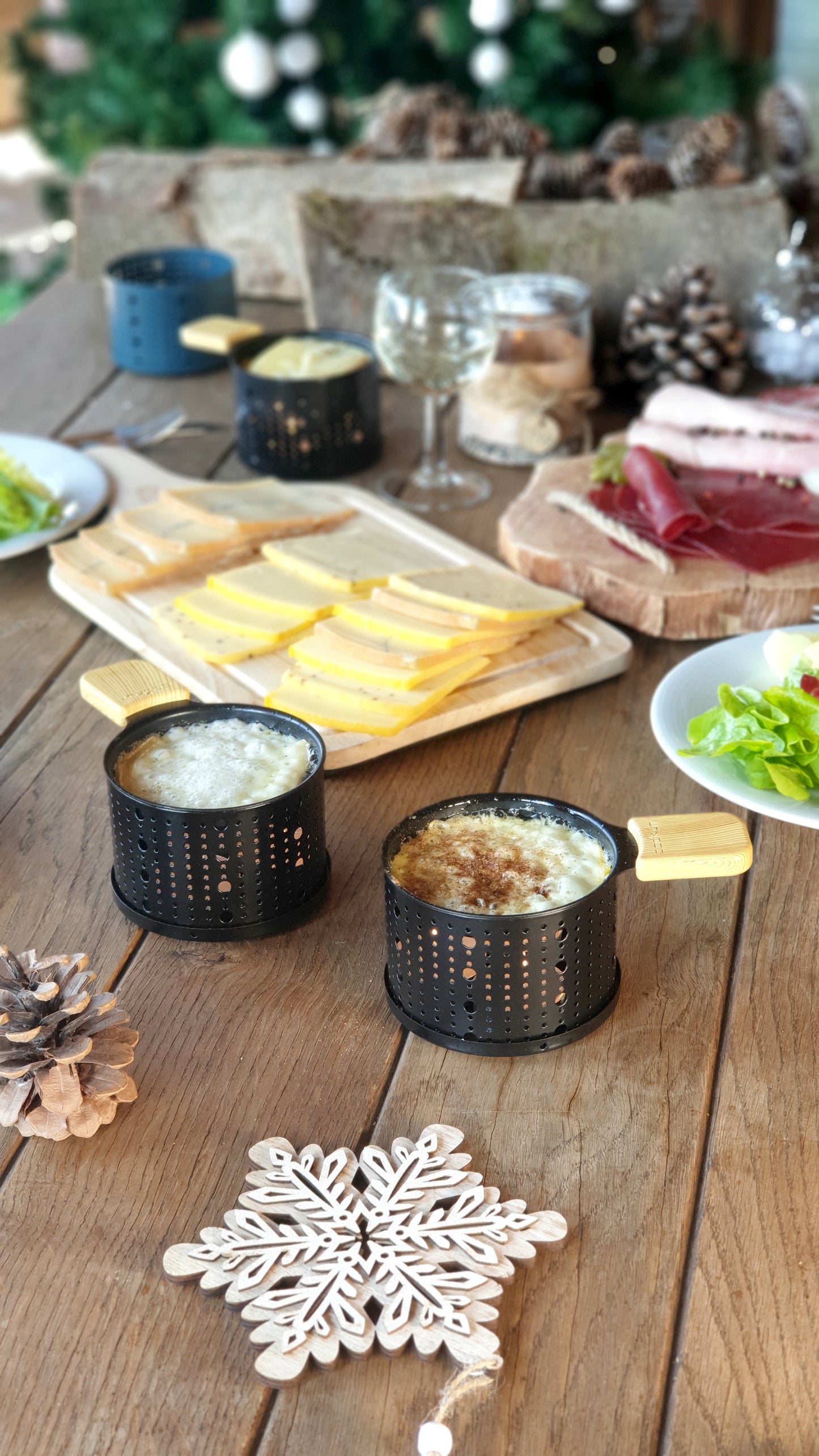 RACLETTE A LA BOUGIE POUR 2