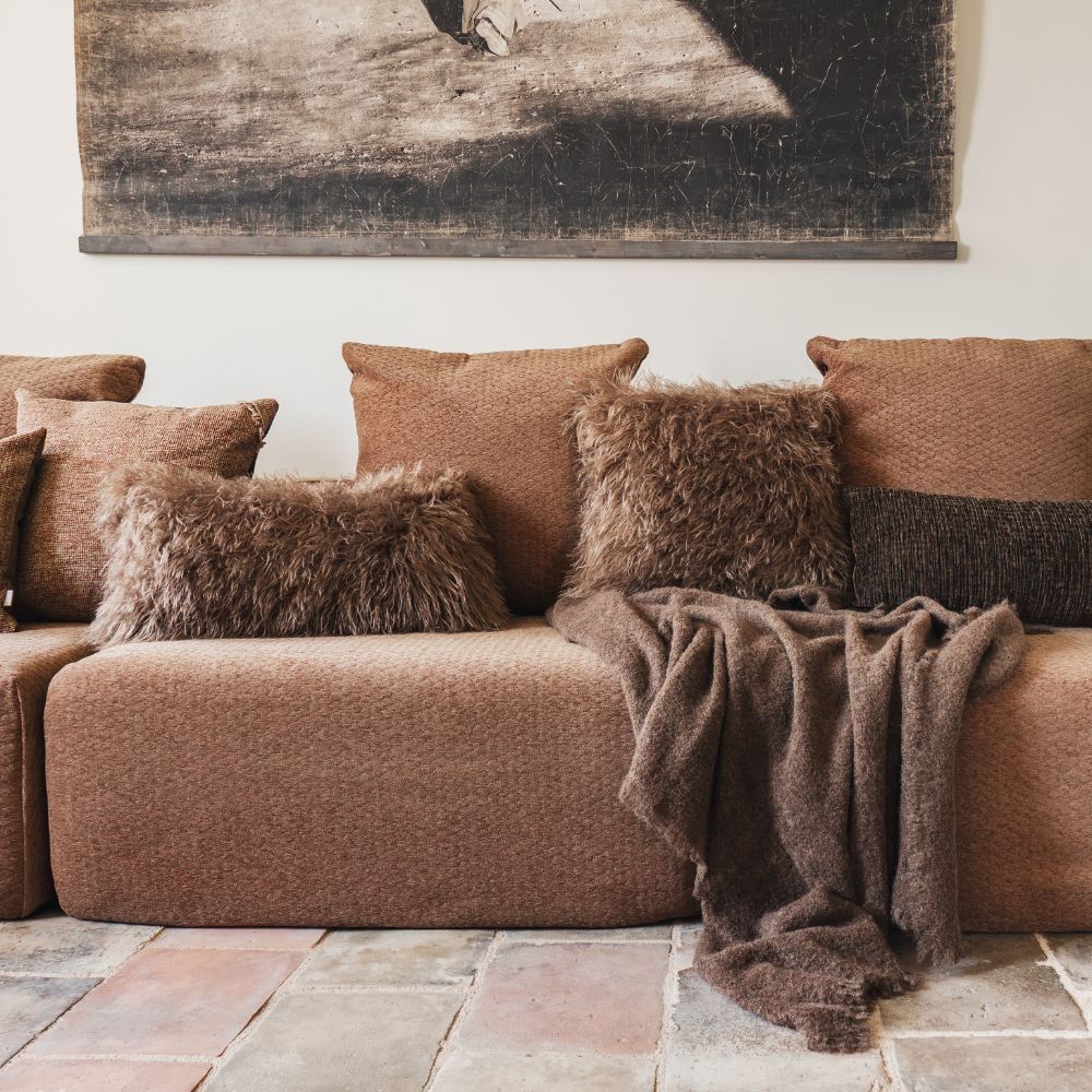 COUSSIN 50X50 FARO CAMEL