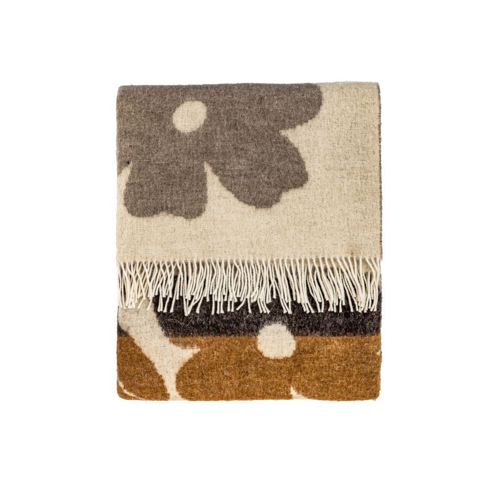 PLAID MADONNE CACAO - 138X220