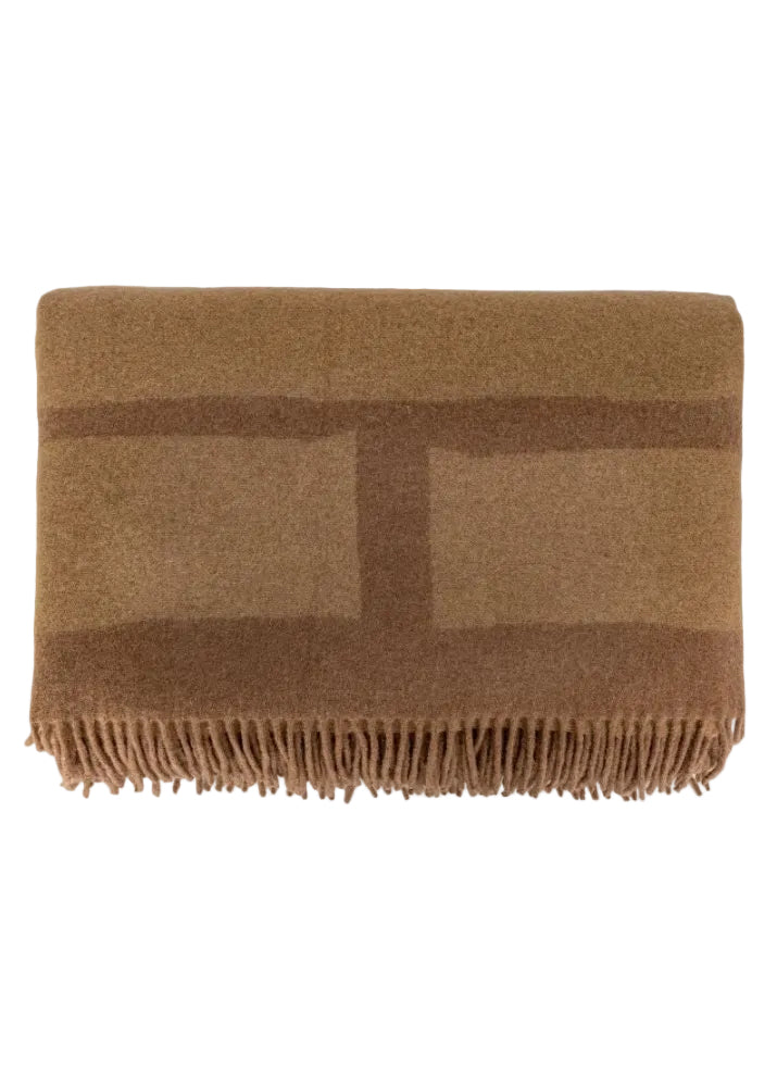 PLAID GLOVE 140X220 BROWN