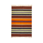 TAPIS RAYURES COLORÉES 75X100 BLUE SKY