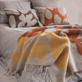 PLAID MADONNE CAMEL - 138X220